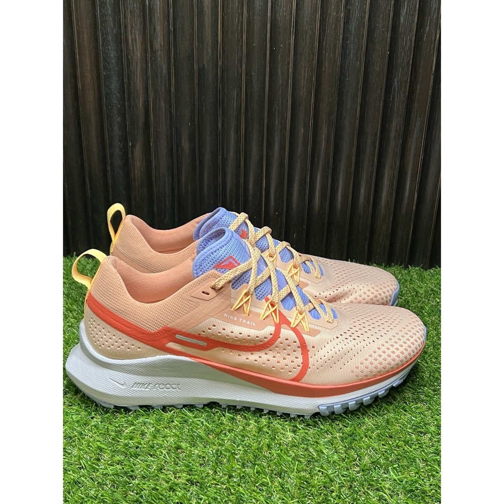Size 11 - Nike React Pegasus Trail 4 Arctic Orange Purple Pulse Womens